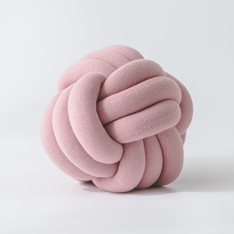 Knotted Ball Throw Pillow ,Soft and Smooth