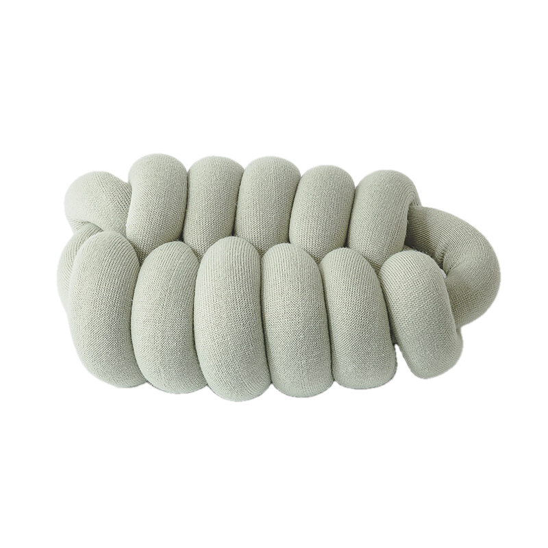 Knotted Ellipse Throw Pillow Used for Bedroom Living Room