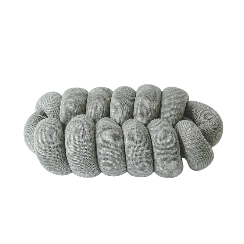 Knotted Ellipse Throw Pillow Used for Bedroom Living Room