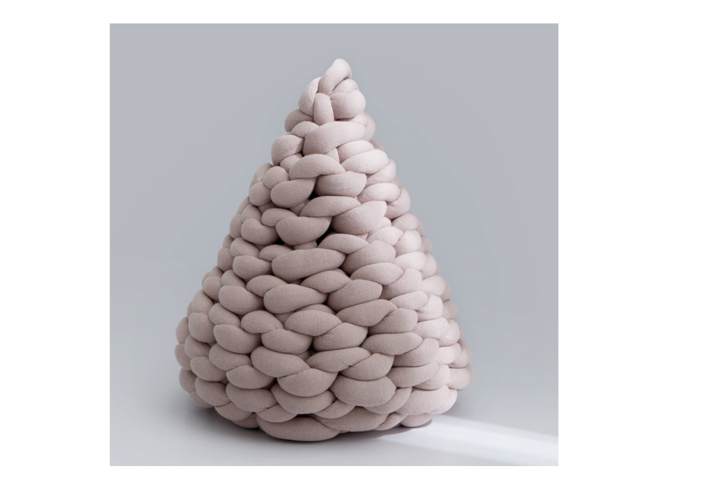 Knotted triangular Cone Throw Pillow ,Soft for your living room