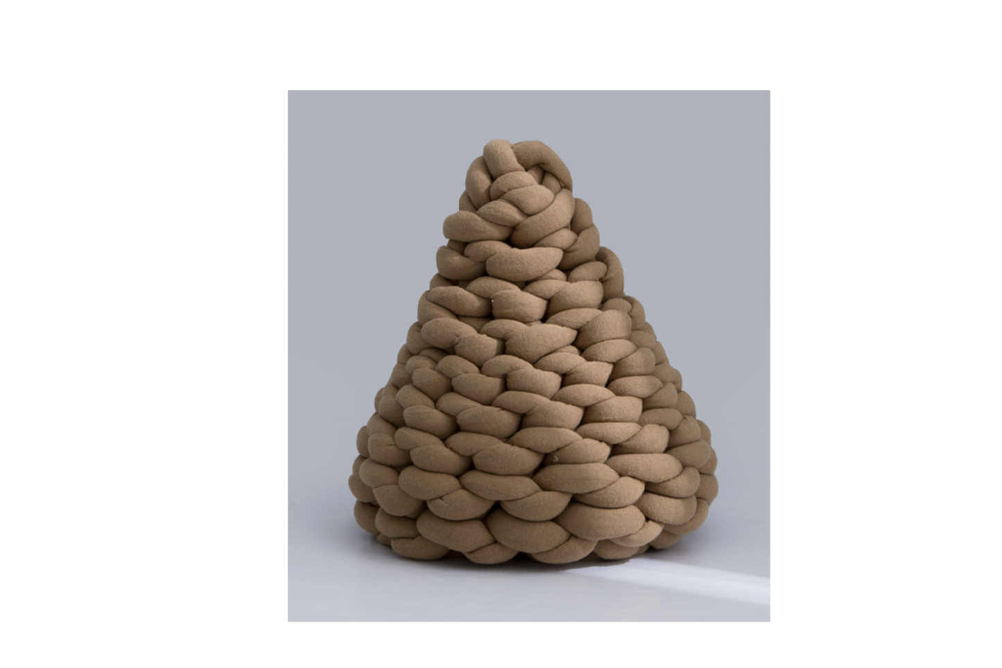 Knotted triangular Cone Throw Pillow ,Soft for your living room