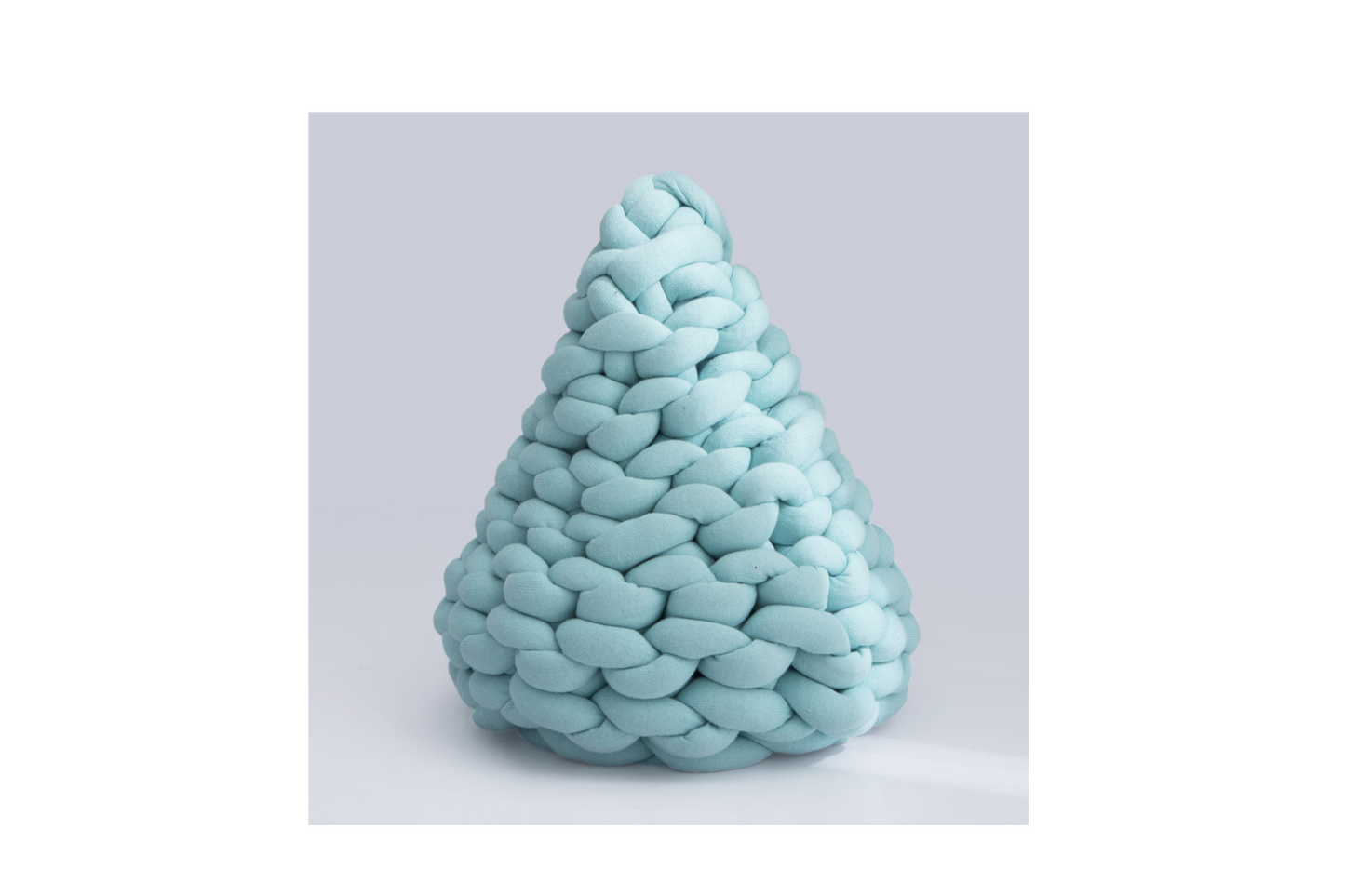 Knotted triangular Cone Throw Pillow ,Soft for your living room