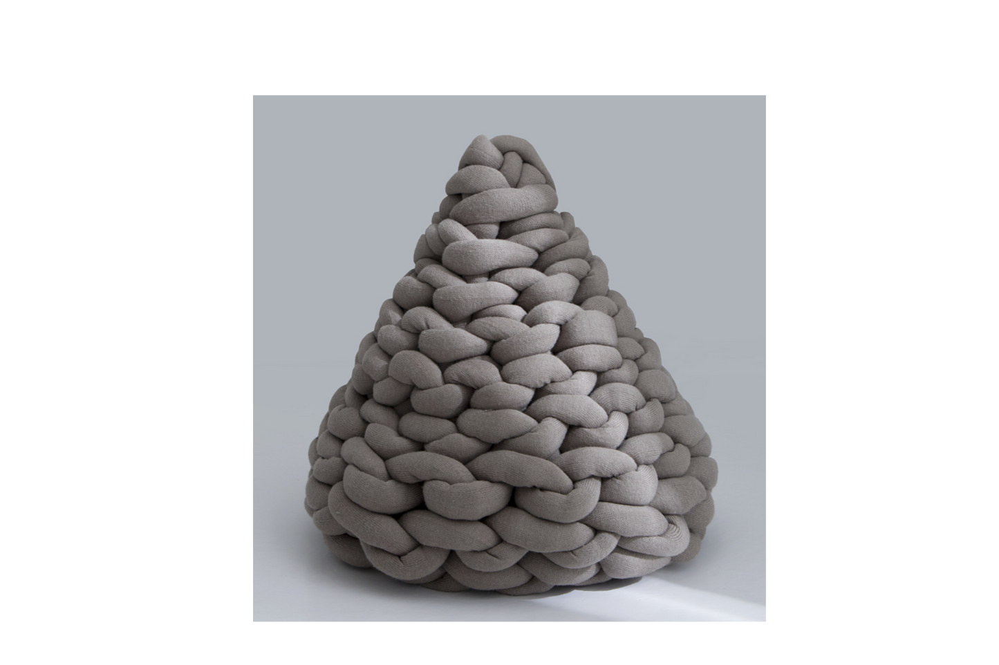 Knotted triangular Cone Throw Pillow ,Soft for your living room