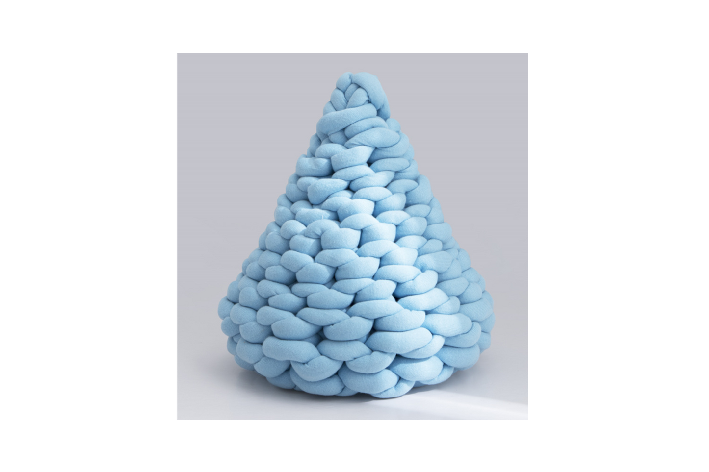 Knotted triangular Cone Throw Pillow ,Soft for your living room