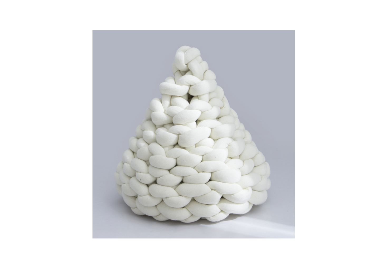 Knotted triangular Cone Throw Pillow ,Soft for your living room