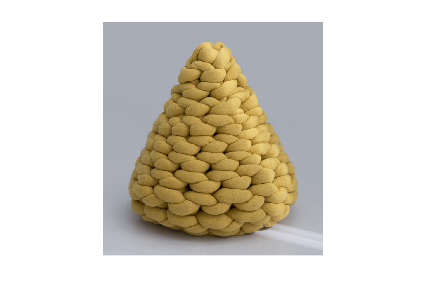 Knotted triangular Cone Throw Pillow ,Soft for your living room