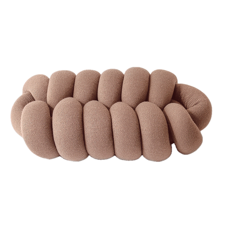 Knotted Ellipse Throw Pillow Used for Bedroom Living Room