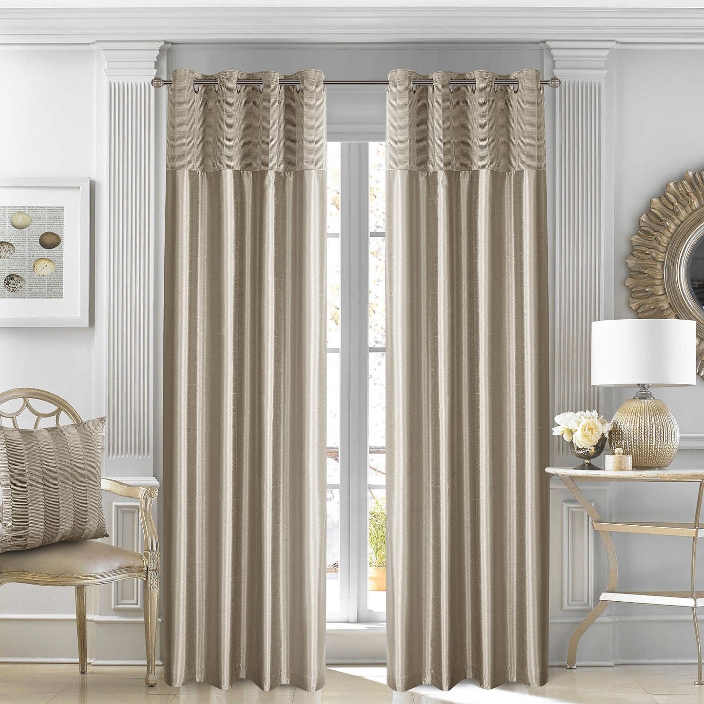 Gyrohomestore Basics Solid Simple Grommet Cheap Blackout Curtains