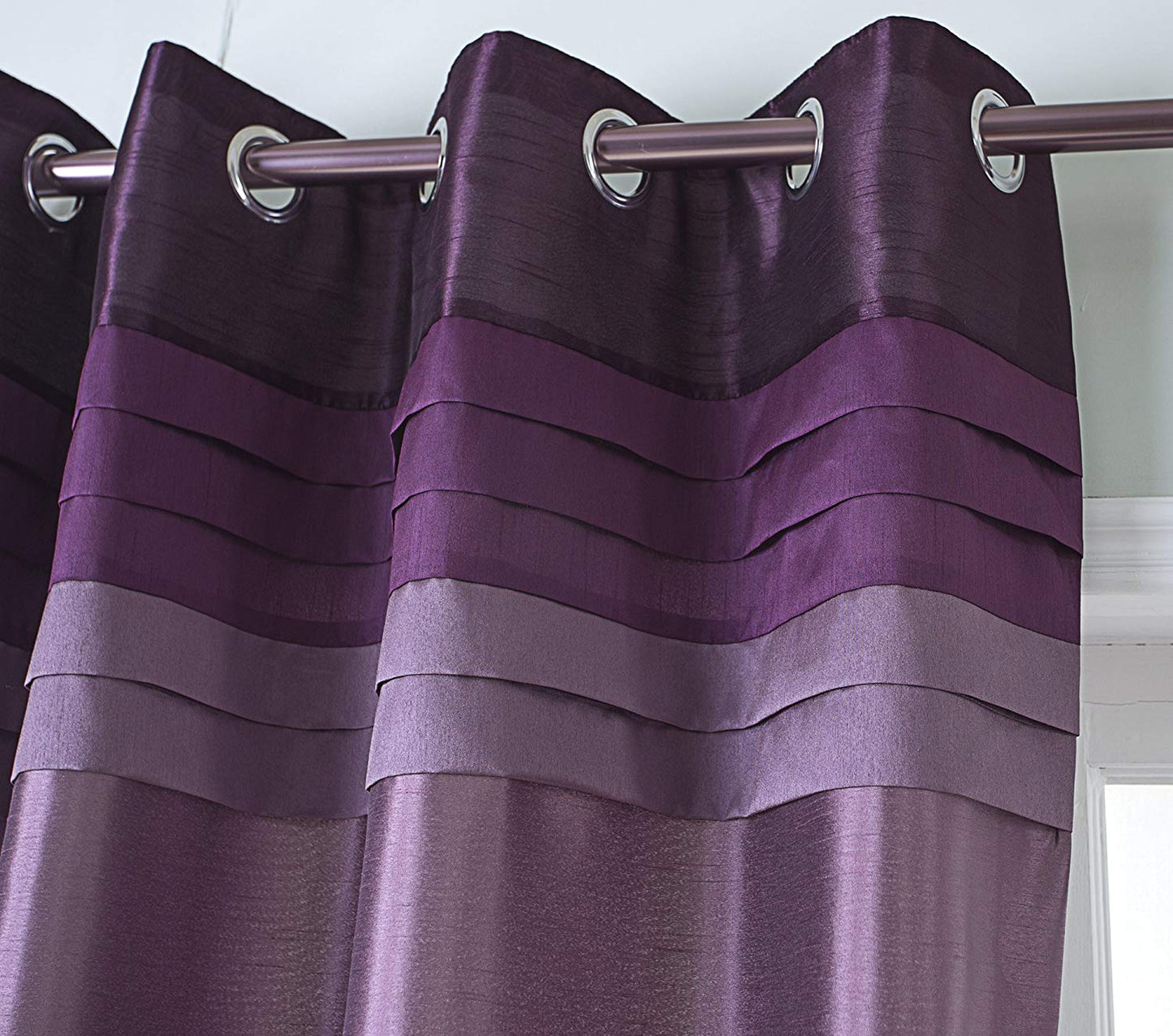 Gyrohomestore Purple Fully Lined Thermal Best Blackout Curtains
