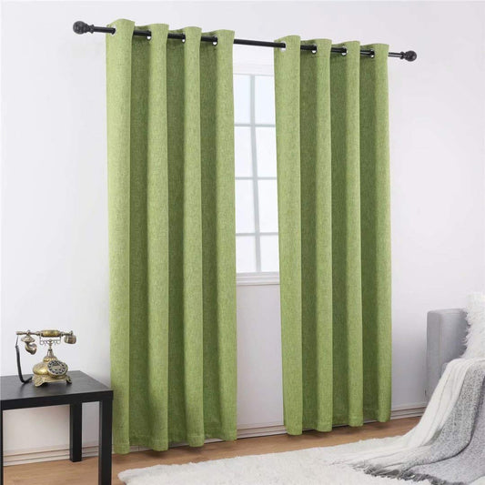 Gyrohomestore Room Darking Max Polyester Blackout Curtains Two Panels