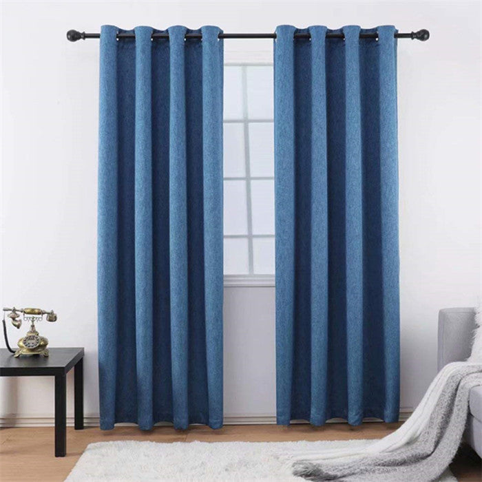 Gyrohomestore Room Darking Max Polyester Blackout Curtains Two Panels