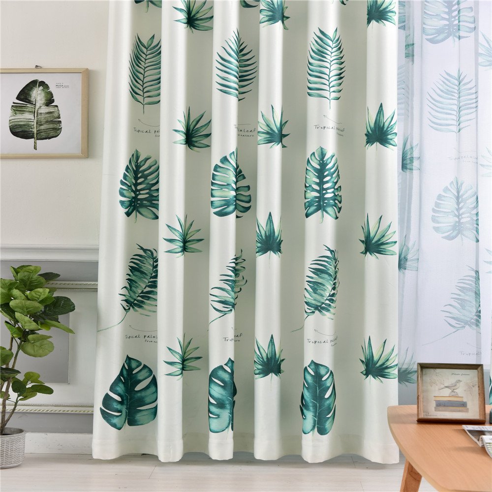 Gyrohomestore Floral Printed Top Thermal Insulated Blackout Curtains Cheap