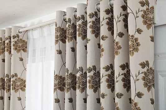 Gyrohomestore Farmhouse Big Flowers Cheap Blackout Curtains