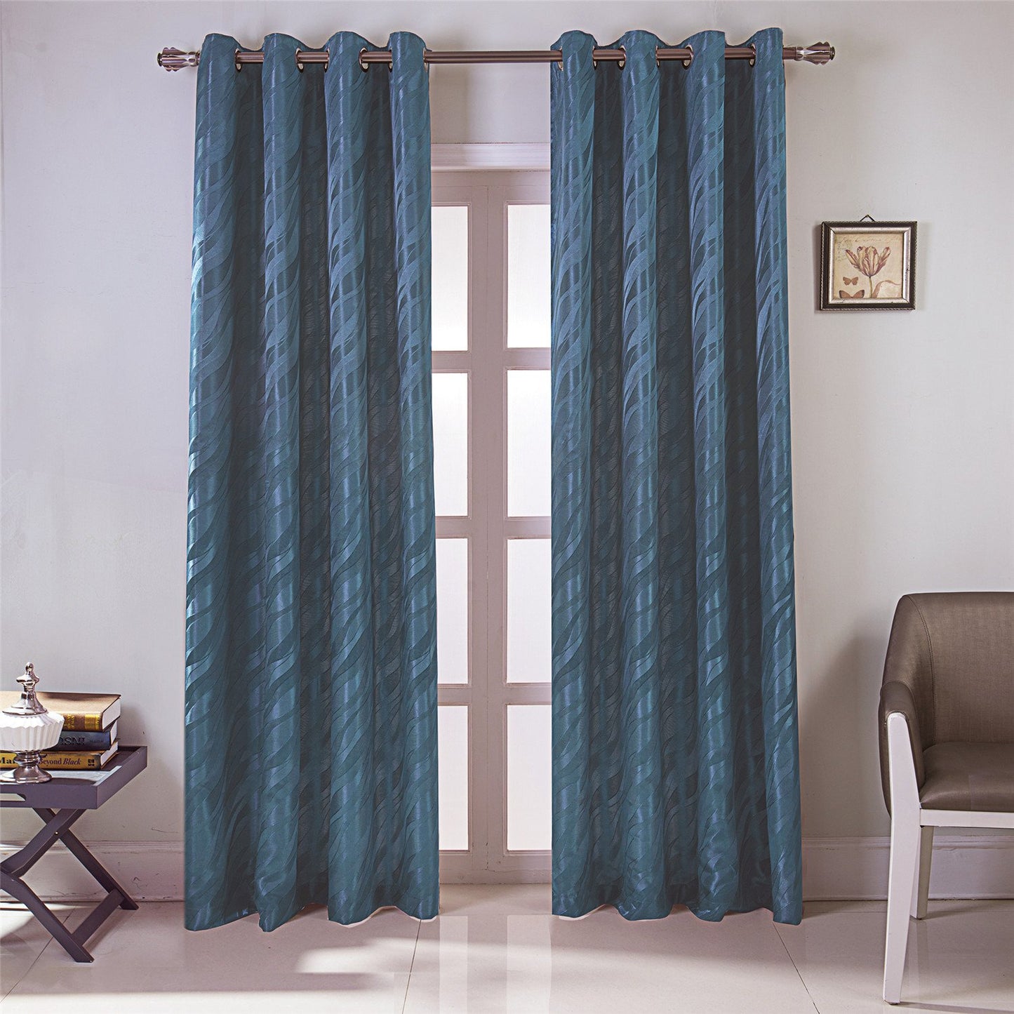 Gyrohomestore Cheap Solid Blackout Thermal Indoor/Outdoor Grommet Curtain