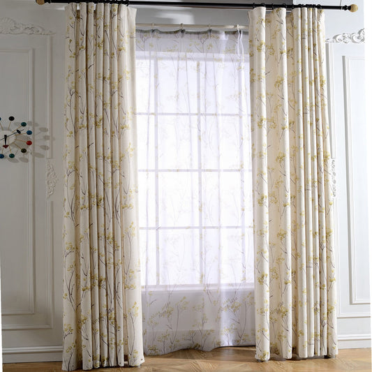 Gyrohomestore Synthetic Blackout Thermal Rod Pocket Curtain Panels