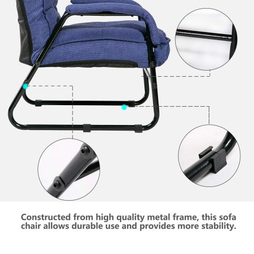 Gyrohomestore Portable Convertible Folding Lounge Adjustable Floor Sofa