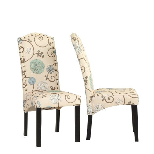 Gyrohomestore Contemporary Dining Chairs with Sturdy Wood Legs