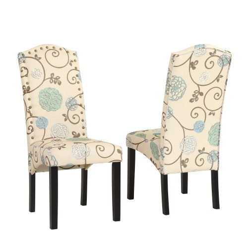 Gyrohomestore Contemporary Dining Chairs with Sturdy Wood Legs