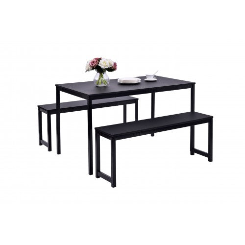 Gyrohomestore Wood Residential Use Dining Table with Bench