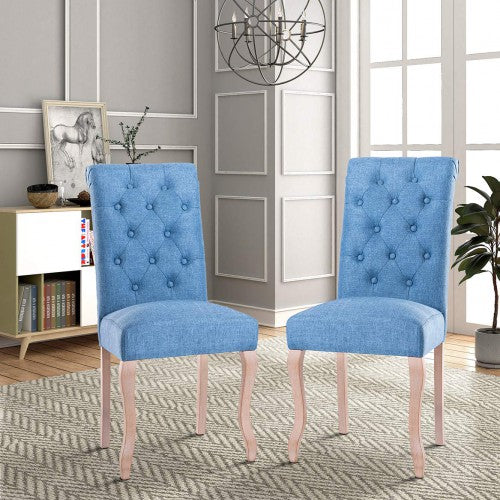 Gyrohomestore Wood Log Fabric Chair Dining Room Chairs for Sale