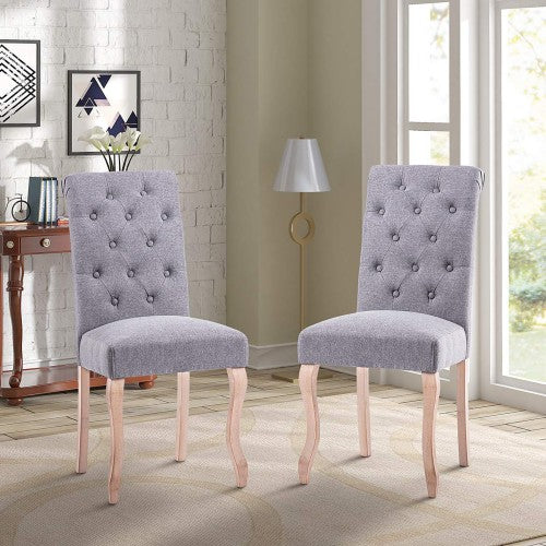 Gyrohomestore Wood Log Fabric Chair Dining Room Chairs for Sale