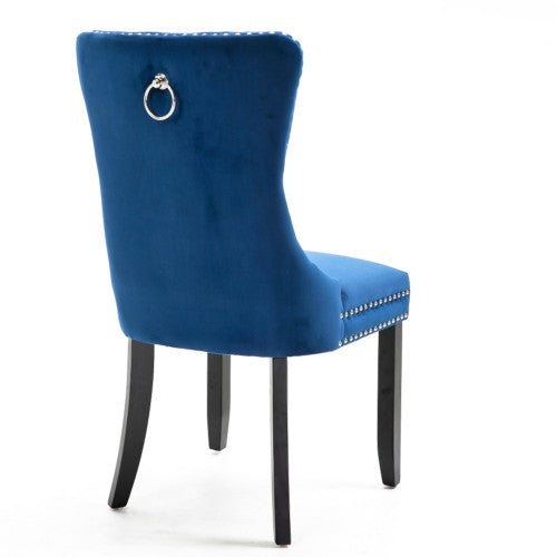 Gyrohomestore High-end Tufted Solid Wood Upholstered Dining Chair